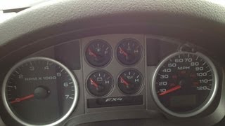 STOCK 2004 F150 54L 3v  060 amp TOP SPEED RUN [upl. by Tome]