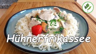 Hühnerfrikassee nach Omas Rezept  Hausmannskost [upl. by Lynna]