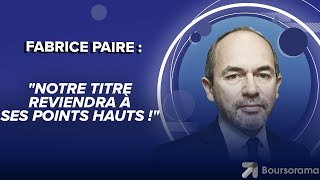 Fabrice Paire Partouche  quotNotre titre reviendra à ses points hauts quot [upl. by Gaither]