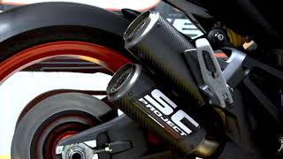 SCProject Twin CRT muffler for Ducati Monster 937  Street Legal [upl. by Ara]