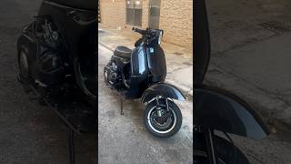 Vespa PX 244cc Quattrini nordspeed exhaust first engine start [upl. by Arlina723]