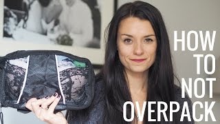 How to NOT Overpack Your Suitcase Clothing Edition [upl. by Adnih]