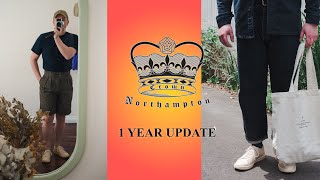 Crown Northampton Harlestone  Off White Veg Tan Calf Leather 1 Year Later Review [upl. by Eiramyllek]