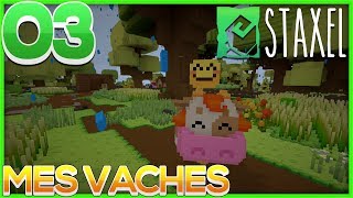 Staxel Fr ep 3  Mes Vaches  ❤ lets play francais [upl. by Dorry395]