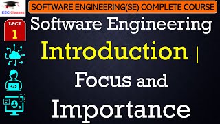 L1 Software Engineering Introduction  Focus and Importance  Software Engineering Lectures Hindi [upl. by Killie]