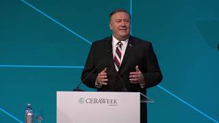 Secretary Pompeo remarks at CERAWeek [upl. by Wurtz]