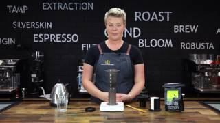 Alternative Brewing  How To Aeropress  Crema Coffee Garage [upl. by Kramlich]