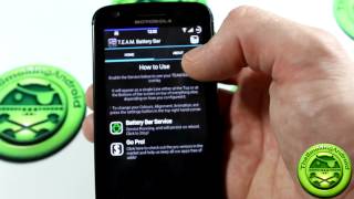 TEAM Battery Bar For Android App Review [upl. by Brodie905]