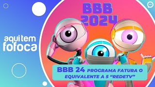 Globo fatura o equivalente a cinco ”RedeTV” só com o BBB [upl. by Mahon]