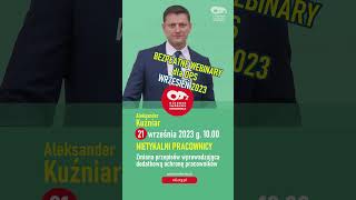 OTi  Bezpłatne webinary wrzesień 2023  MAZURKIEWICZPISKOZUBKUŹNIAR [upl. by Essile]