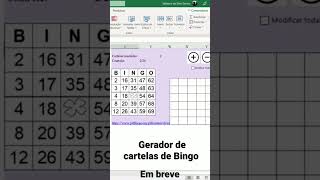 Gerador de cartelas de Bingo [upl. by Netsrejk]