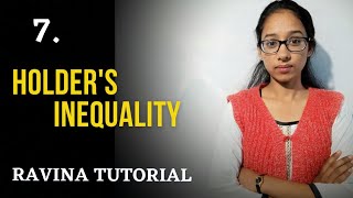 7 Holders Inequality  Metric Space  Hindi [upl. by Iloj]