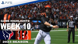 Houston Texans vs Cincinnati Bengals  NFL 2023 Week 10 [upl. by Karina]