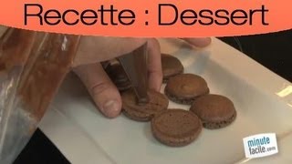 Recette gourmande  macarons au chocolat [upl. by Anadroj]