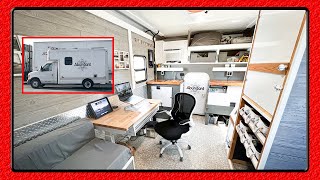 Box Truck Conversion  Uhaul to Tiny Home Tour [upl. by Nolubez]