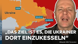 UKRAINEKRIEG Putins Truppen greifen Awdijiwka offenbar mit IskanderRaketen an  WELT News [upl. by Rasec645]