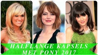 Halflange kapsels met pony 2017 [upl. by Shelly]