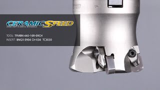 Fastest Machining Solution in Nibased Alloy Machining CERAMICSFEED BNGX 09 [upl. by Uzial]