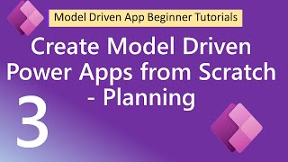 Create your First Model Driven App from Scratch  Lets Plan [upl. by Romie]