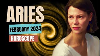 Blessings in Career Finances and Identity 🔆 ARIES FEBRUARY 2024 HOROSCOPE [upl. by Eila410]