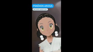 Pokémon Legends Arceus Has Inclusive Hairstyles Shorts [upl. by Latimore309]