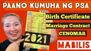 PAANO KUMUHA NG PSA BIRTH CERTIFICATE ONLINE 2022  AND WAK IN  PROCESS AND REQUIREMENTS [upl. by Lehacim]