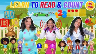 Learn To Read amp Count Identify The 5 Senses Learn fruits amp Vegetables Learning with Ms Houston [upl. by Quenby]