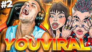 REACCIONANDO a PARODIAS de YouViral MALUMA Y NICKI NICOLE [upl. by Femmine392]