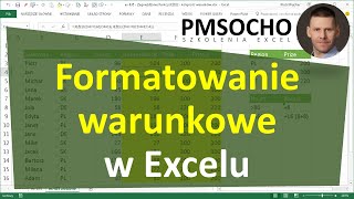 EXCEL  Formatowanie warunkowe [upl. by Daune]