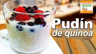 Pudín de quinoa  Cocina Vegan Fácil [upl. by Pammie]