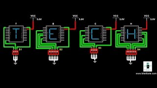 NI Multisim Alphanumeric 15 segment display  Part 1 Wired [upl. by Brentt]