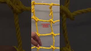 12 mm rope single layer safety net for climbing commando training cargo lifting by S M Enterprise [upl. by Eric]