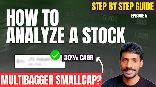 Stock Analysis Made Easy  Part 5  Step by Step Demo on How to Analyse a Stock [upl. by Sloane]