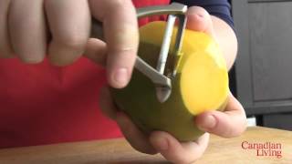 How To Peel And Cut A Mango [upl. by Avevoneg]