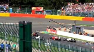 BIG CRASH spa francorchamps 2012 F1 [upl. by Daus]