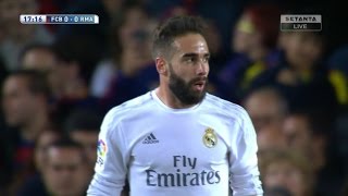 Dani Carvajal vs FC Barcelona Away HD 1080p 02042016 [upl. by Etiam317]