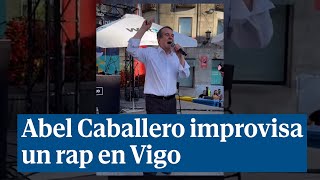 Abel Caballero alcalde de Vigo sorprende con un rap improvisado en un festival de música [upl. by Ariak154]