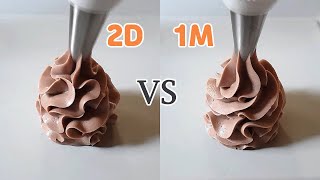 Wilton nozzle 2D and 1M comparison video  How are the two nozzles different [upl. by Navanod363]