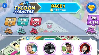 Monopoly Go  TYCOON RACERS Partners Up  Race1 x20 gameplay monopolygo monopolygo [upl. by Lonnard]