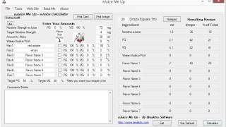 Tutorial on how to use Ejuice Me Up Calculator FREE Program [upl. by Rebna574]
