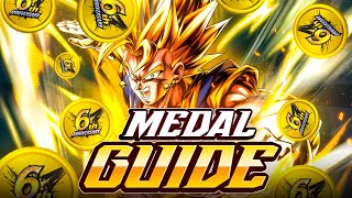 ULTIMATE 6TH ANNIVERSARY MEDALS GUIDE BEST amp FASTEST WAYS ON HOW TO GET THEM  Dragon Ball Legends [upl. by Hanforrd]