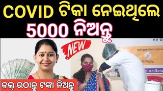 5000 ଟଙ୍କା ପାଇବେ Covid ଟିକା ନେଇଥିଲେ  ଜଲଦି ଏହି Form ଭରନ୍ତୁ Covid 19 Vaccine Coronavirus [upl. by Dovev203]