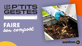 Faire son compost  Les Ptits gestes  Weldom [upl. by Jacquelyn]