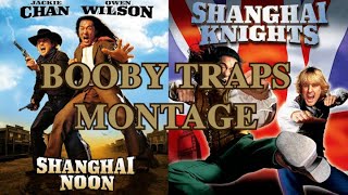 Shanghai Noon and Shanghai Knights Booby Traps Montage Music Video [upl. by Ladiv404]