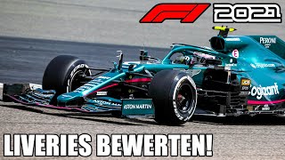 Die neuen F1 Autos bewerten  Formel 1 2021 Liveries [upl. by Eihcir]