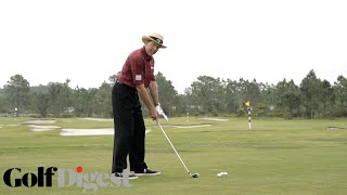 David Leadbetter on How To Do The A Swing Downswing  Golf Tips  Golf Digest [upl. by Gnoix53]