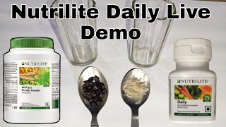 Amway Nutrilite Daily Demo in Hindi  Live Demonstration [upl. by Wassyngton995]