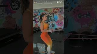 Working out After 3 Months 🧡🤭 edit andreaespadatv workout [upl. by Iover]