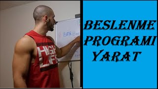 BESLENME Programi Nasil Yapilir  Kendi Beslenmeni YARAT [upl. by Hekker]