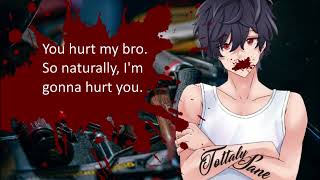 Rich yanderes psycho brother teaches you a lesson Yandere x listener [upl. by Dippold]